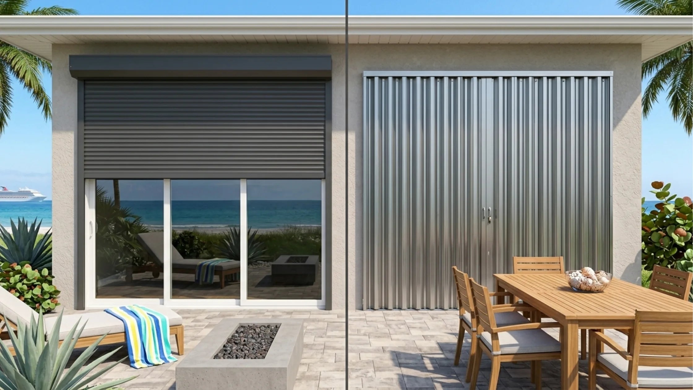 Roll-Down vs. Accordion Shutters: Which Is Right for Your Florida Home?