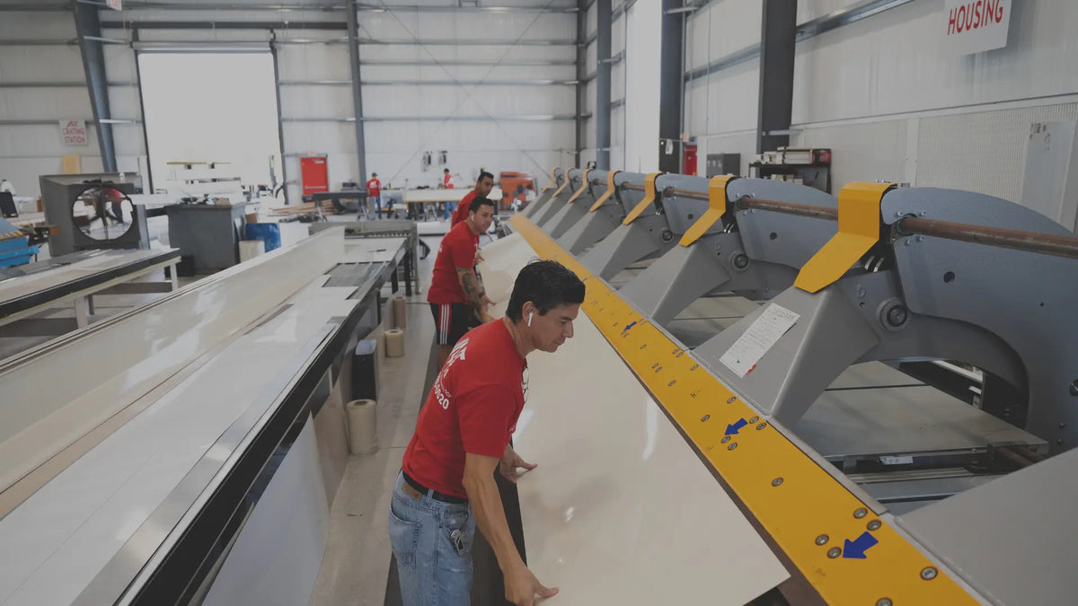 Revolutionizing Hurricane Shutter Manufacturing: The TZ Long Folder at Advanced Hurricane Technology