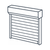 Rolldown shutter icon