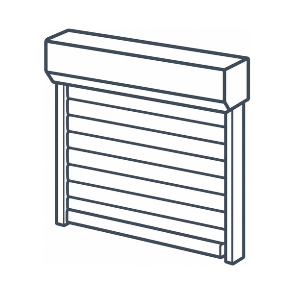 Rolldown shutter icon