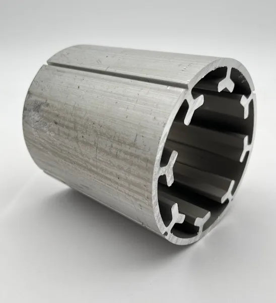 Tube 100mm OD (70mm ID) Aluminum-Round @ 24' for Single Wall