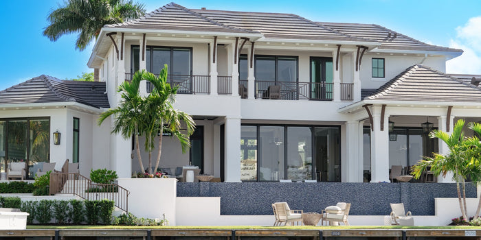 Home protected by AHT hurricane screens