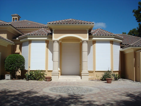 Rolldown hurricane shutters by Advanced Hurricane Technology